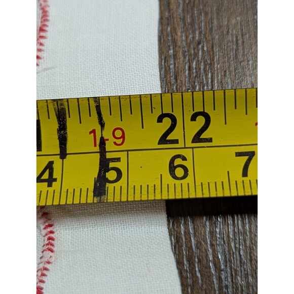 VTG LILLIAN VERNON Appliqued Christmas Guest Tea Towels Napkins SET OF 4 Cotton - Picture 10 of 10